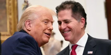 Trump hyped up Michael Dell again after his mega Trump account donation