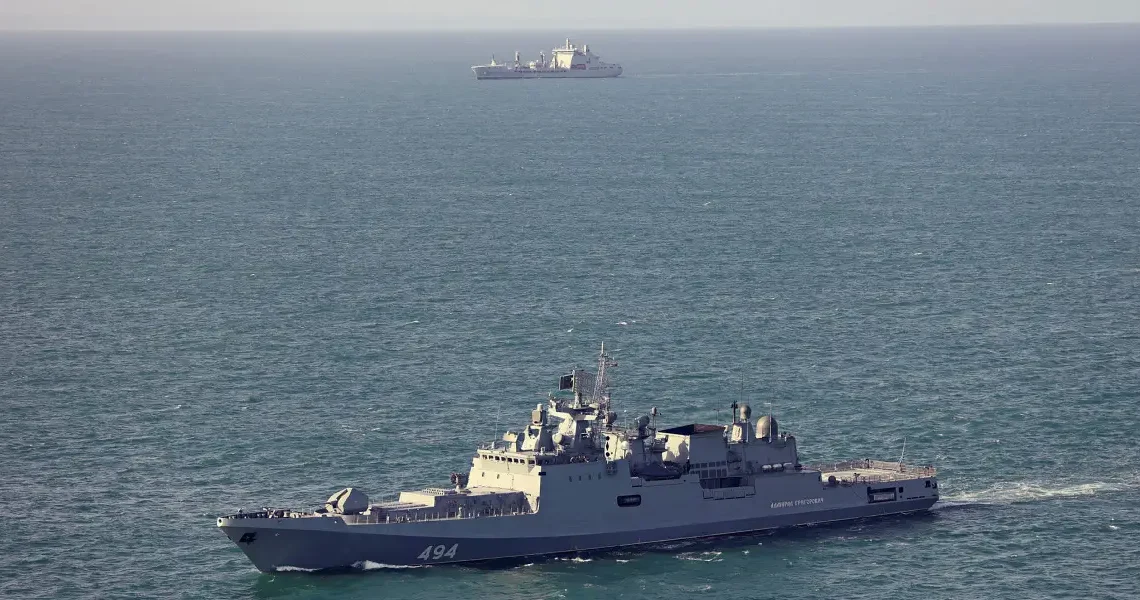 Shadow fleet escorts are straining Russia’s warships and worsening already ‘serious’ problems, NATO official says