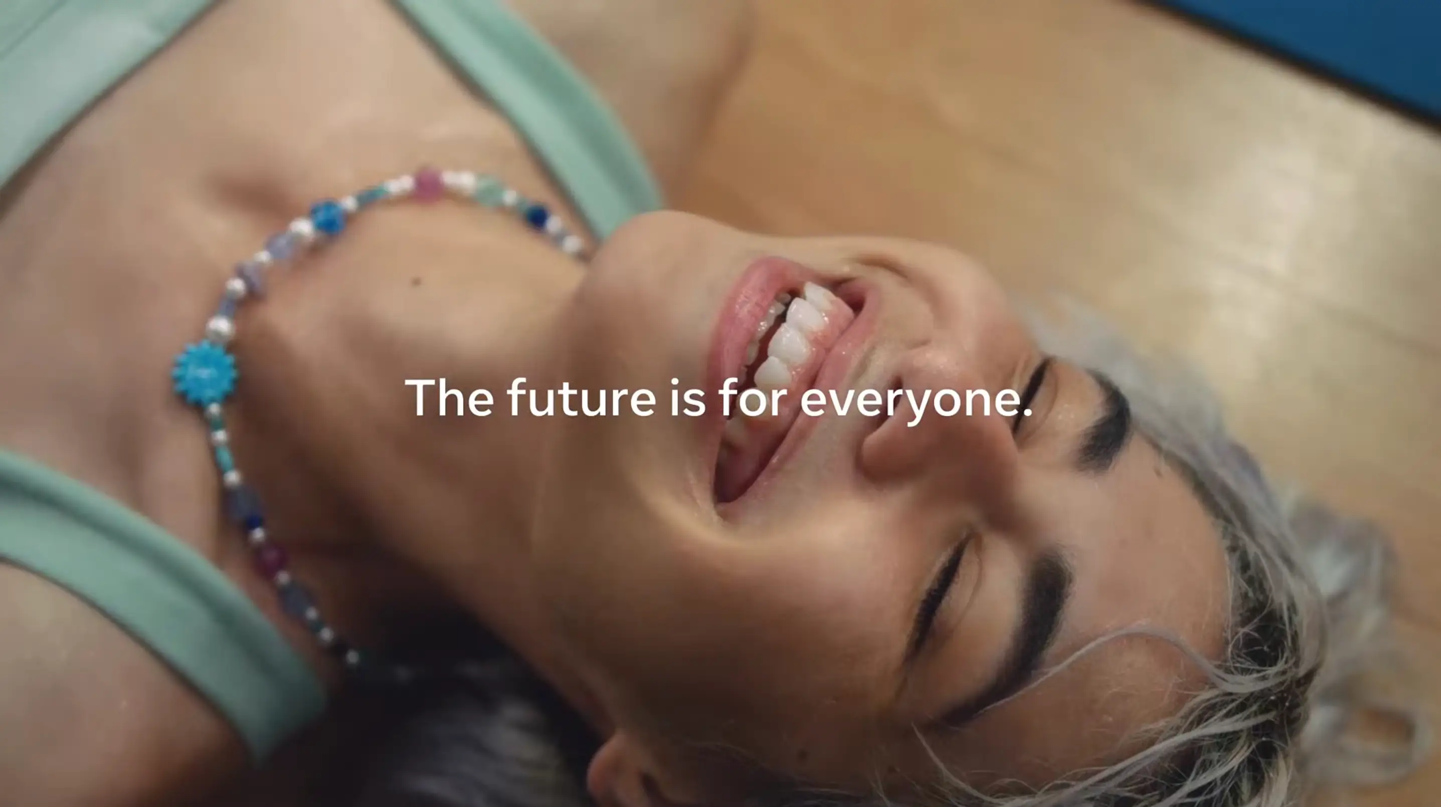 The final shot of the Meta ad is pictured.