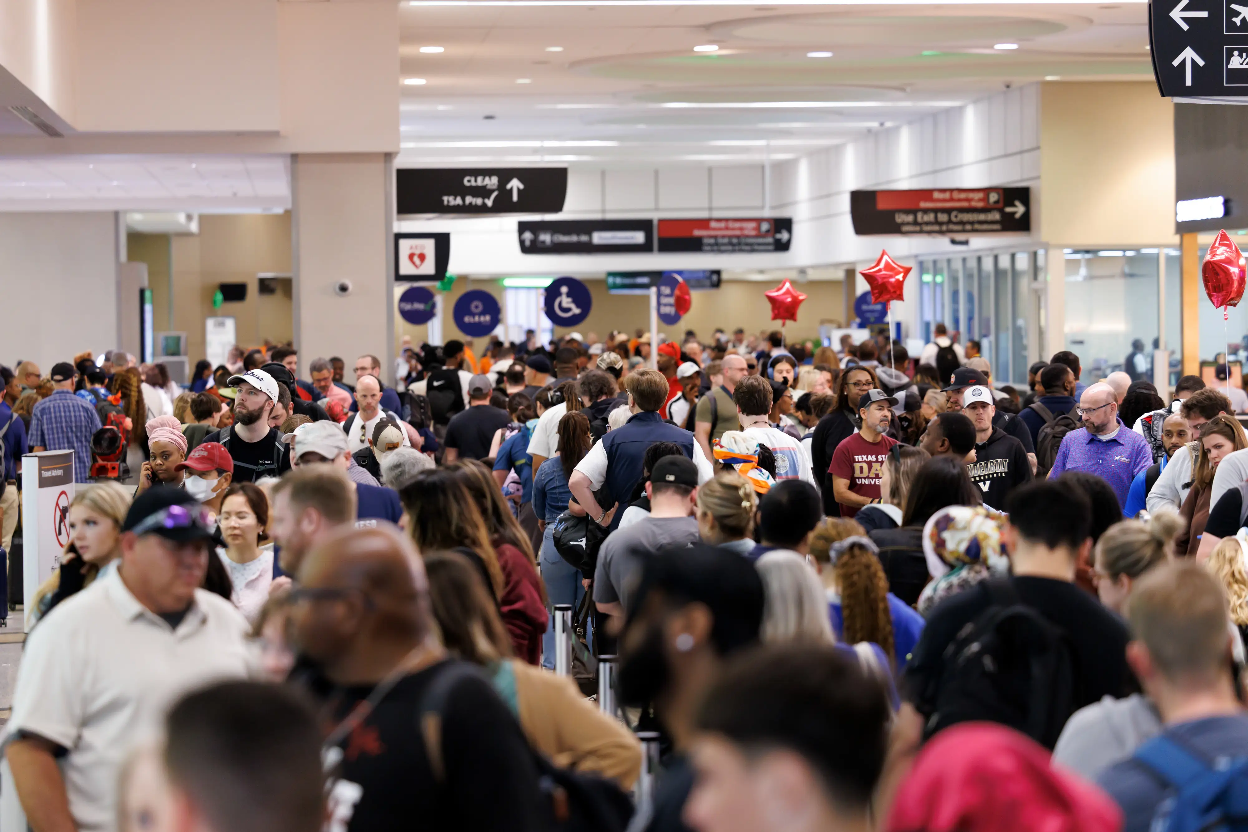 TSA lines.