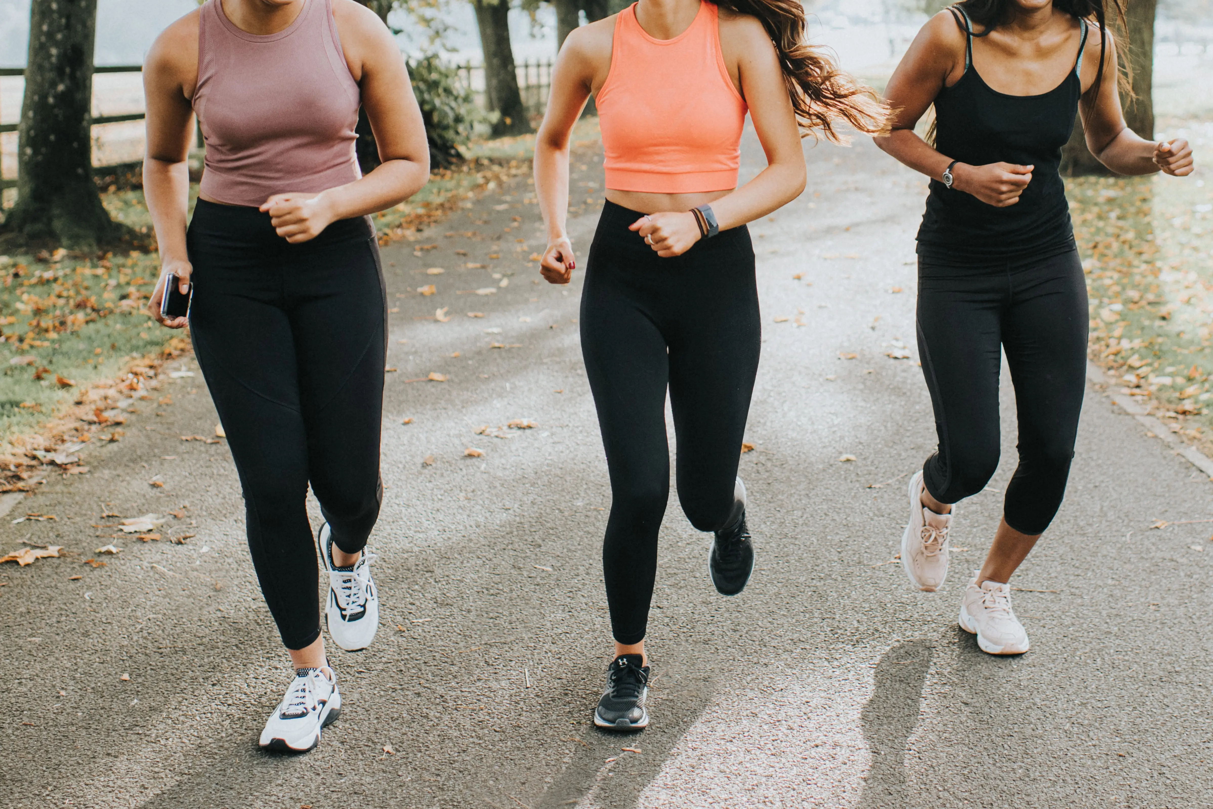 Women running