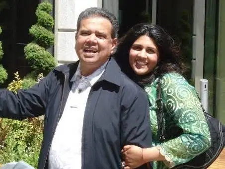 A man and his daughter.