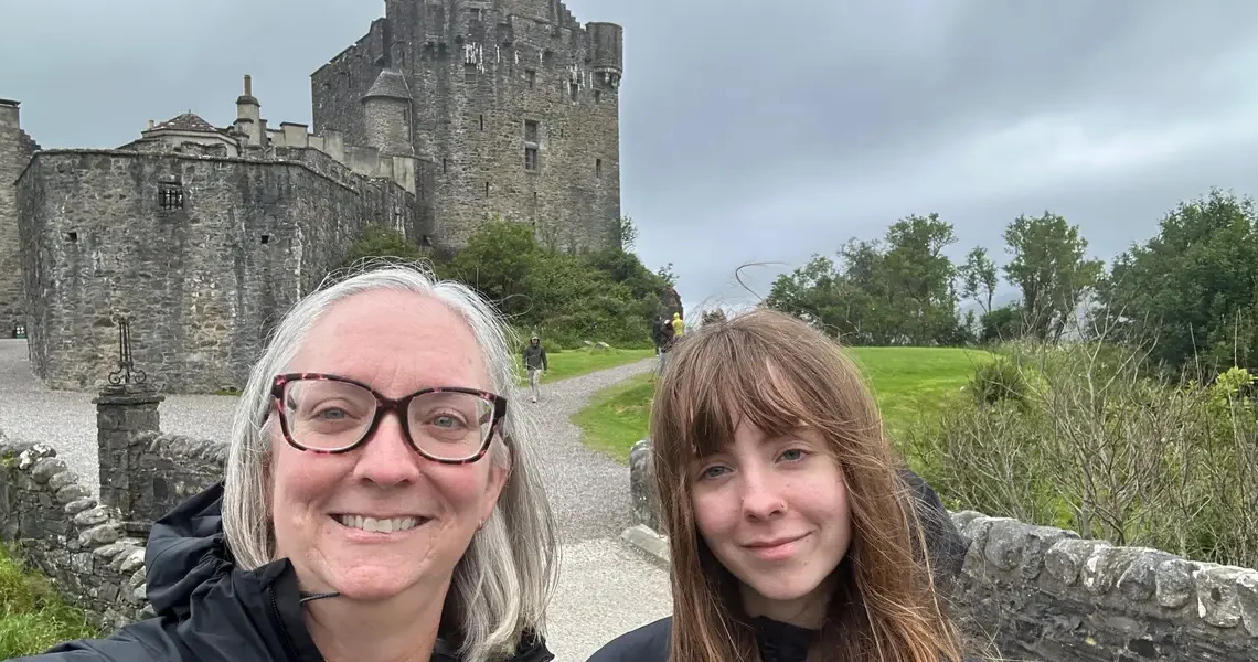 I took my teen on a group tour in Scotland. I worried she’d be out of place, but she proved how grown-up she is.