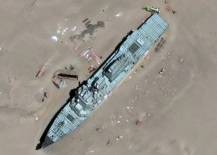 China built full-size models of US warships and aircraft to hone its missiles