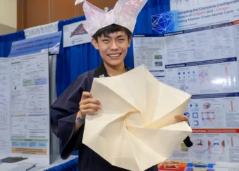 How this 18-year-old’s love of origami helped him win a $100,000 at a science fair