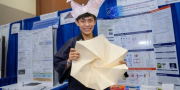 How this 18-year-old’s love of origami helped him win a $100,000 at a science fair