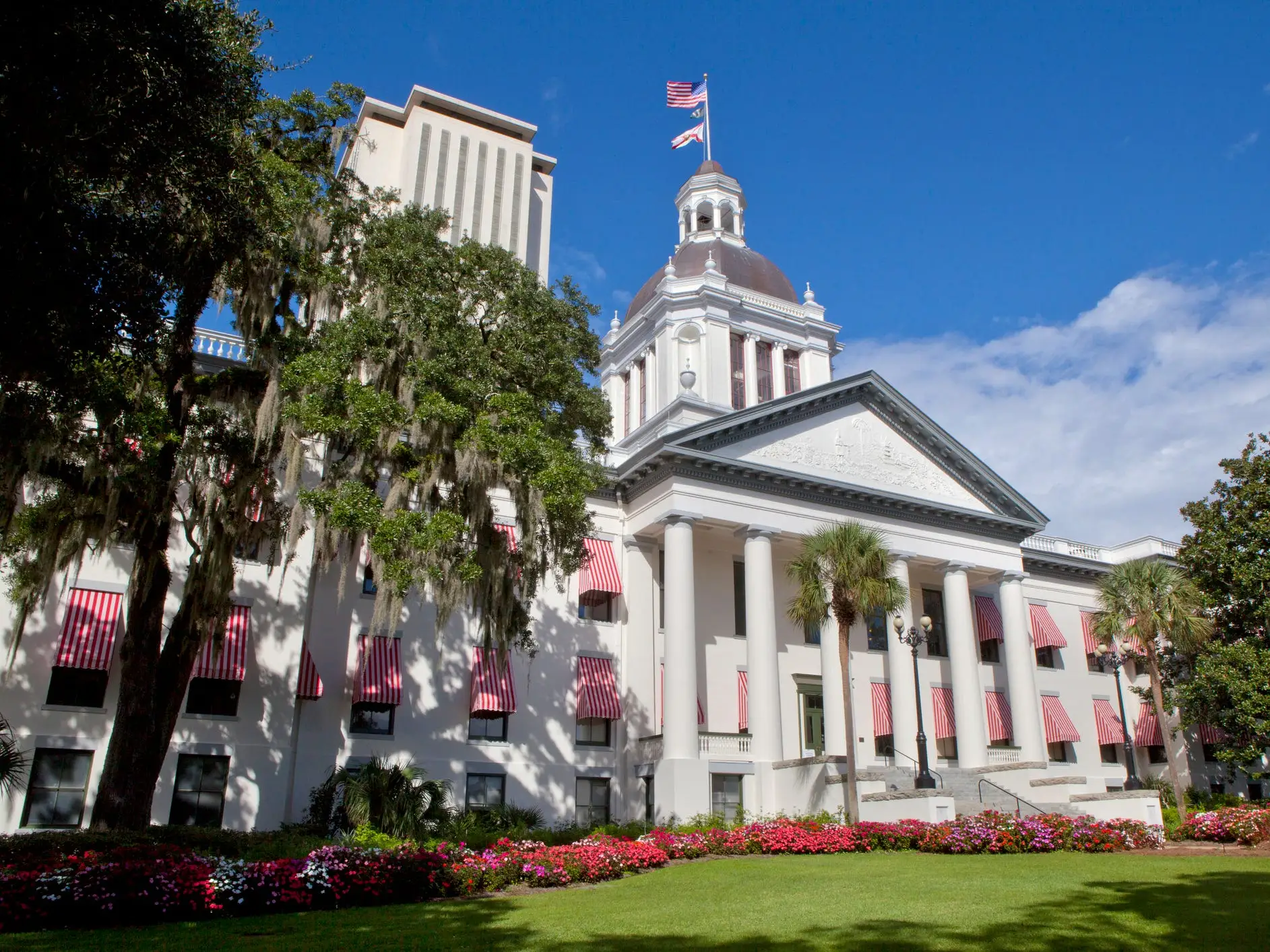 State capitol building in Tallahassee, Florida.
