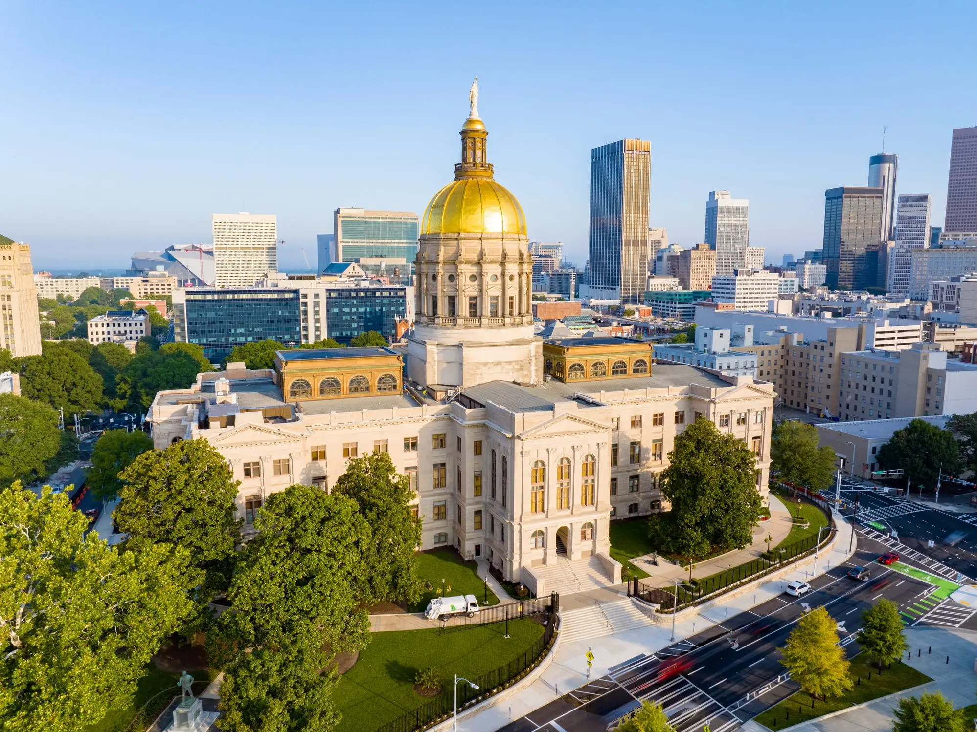 State capitol building in Atlanta, Georgia.