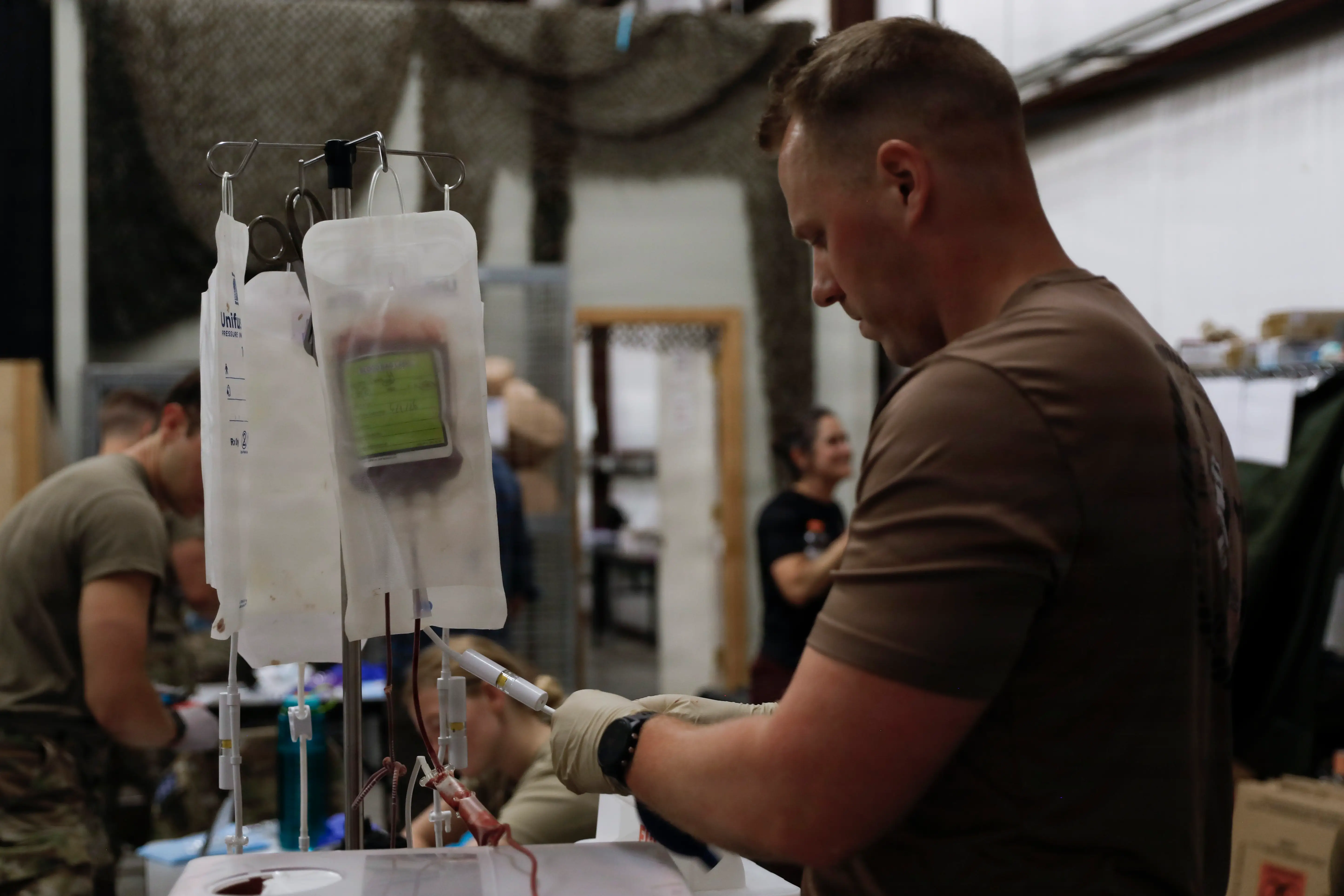 Military blood training