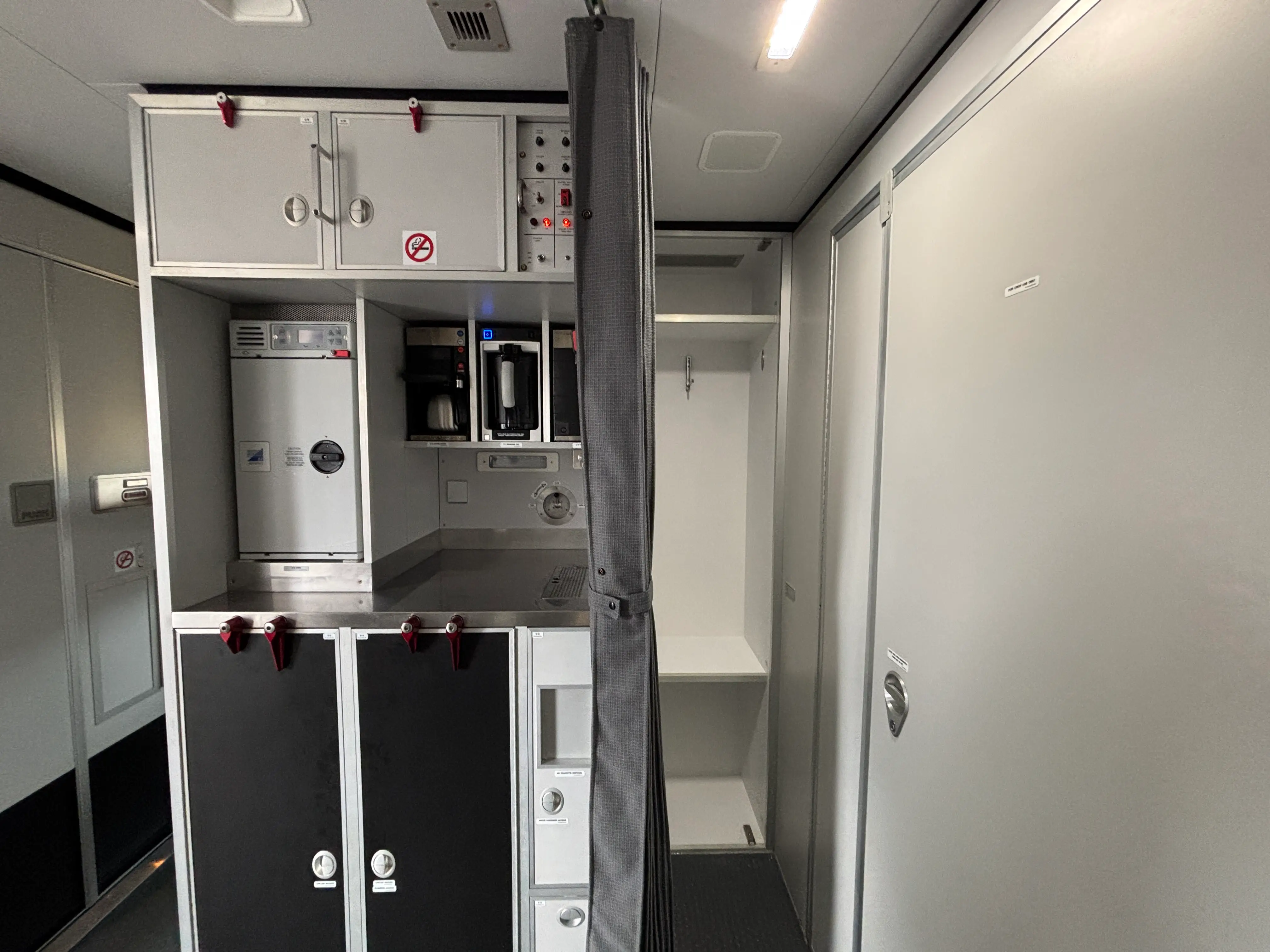The galley on a DHL Boeing 777