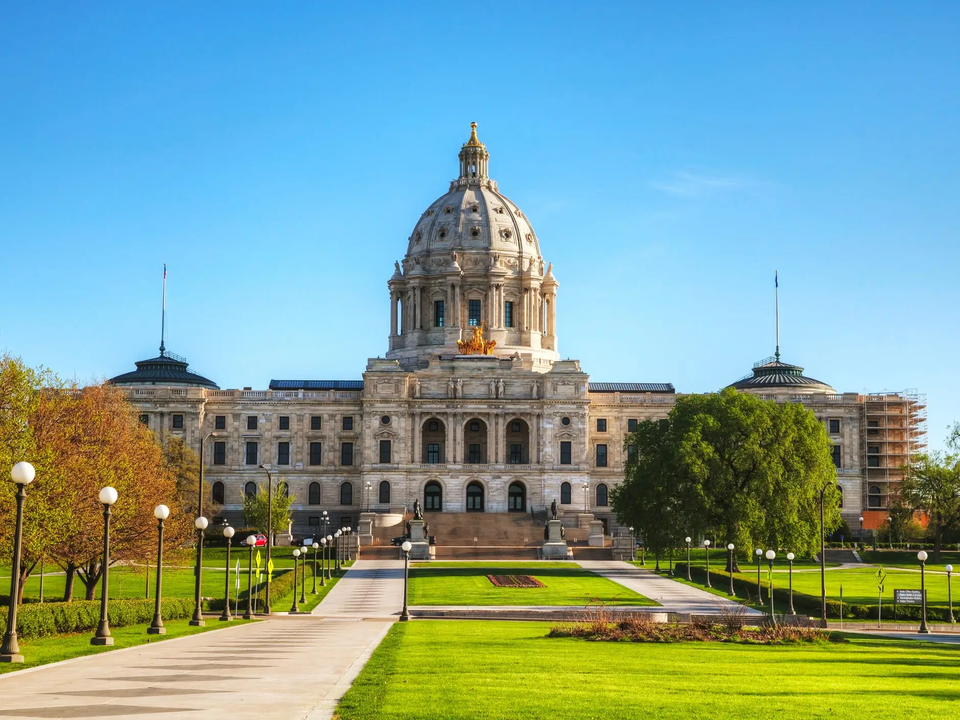 State capitol building in Saint Paul, Minnesota.