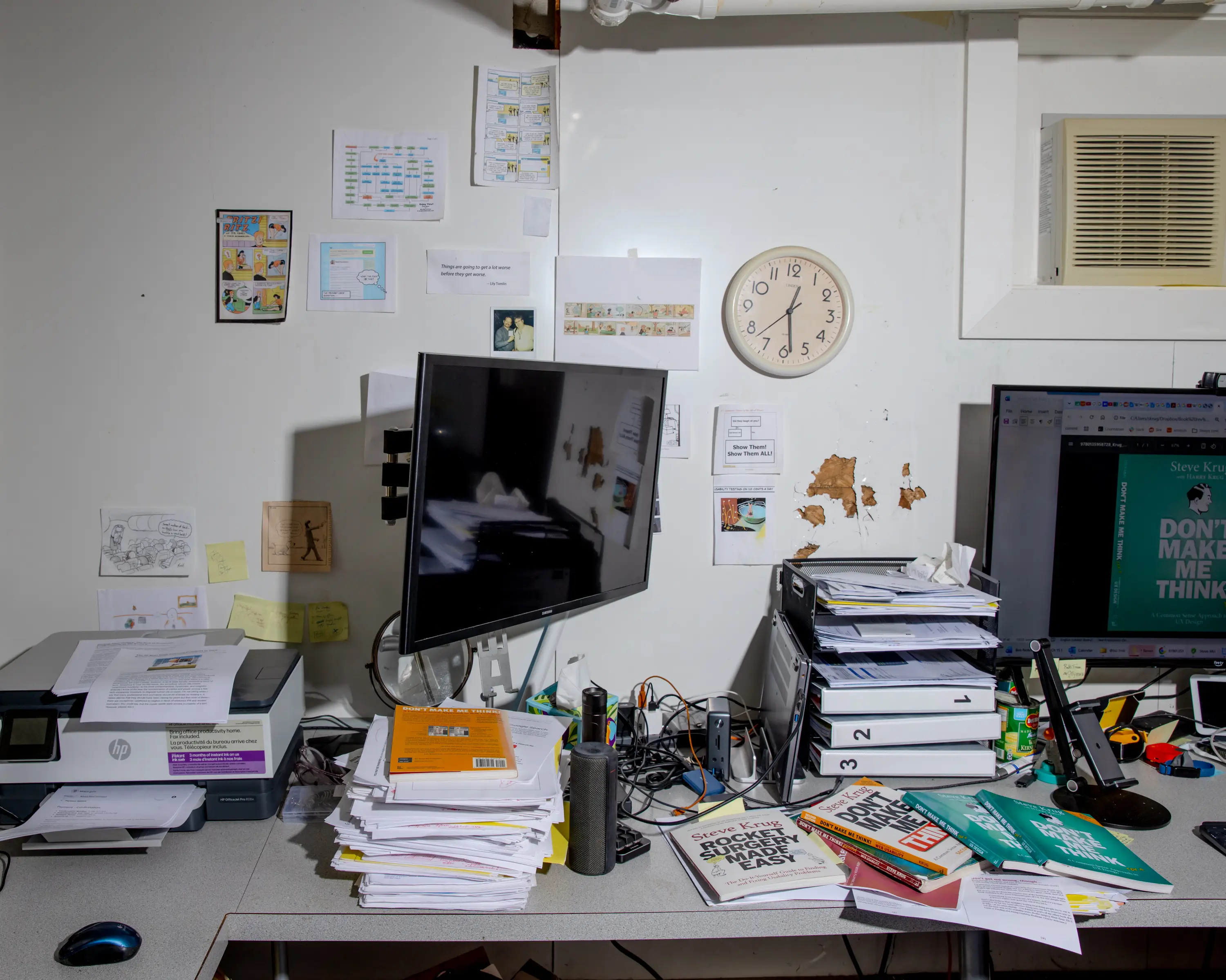 Steve Krug's desk