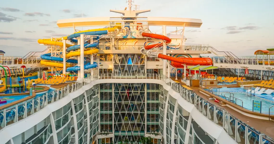 Step aboard Royal Caribbean’s Wonder of the Seas, a mega cruise ship that has 8 ‘neighborhoods’ spread across 18 decks