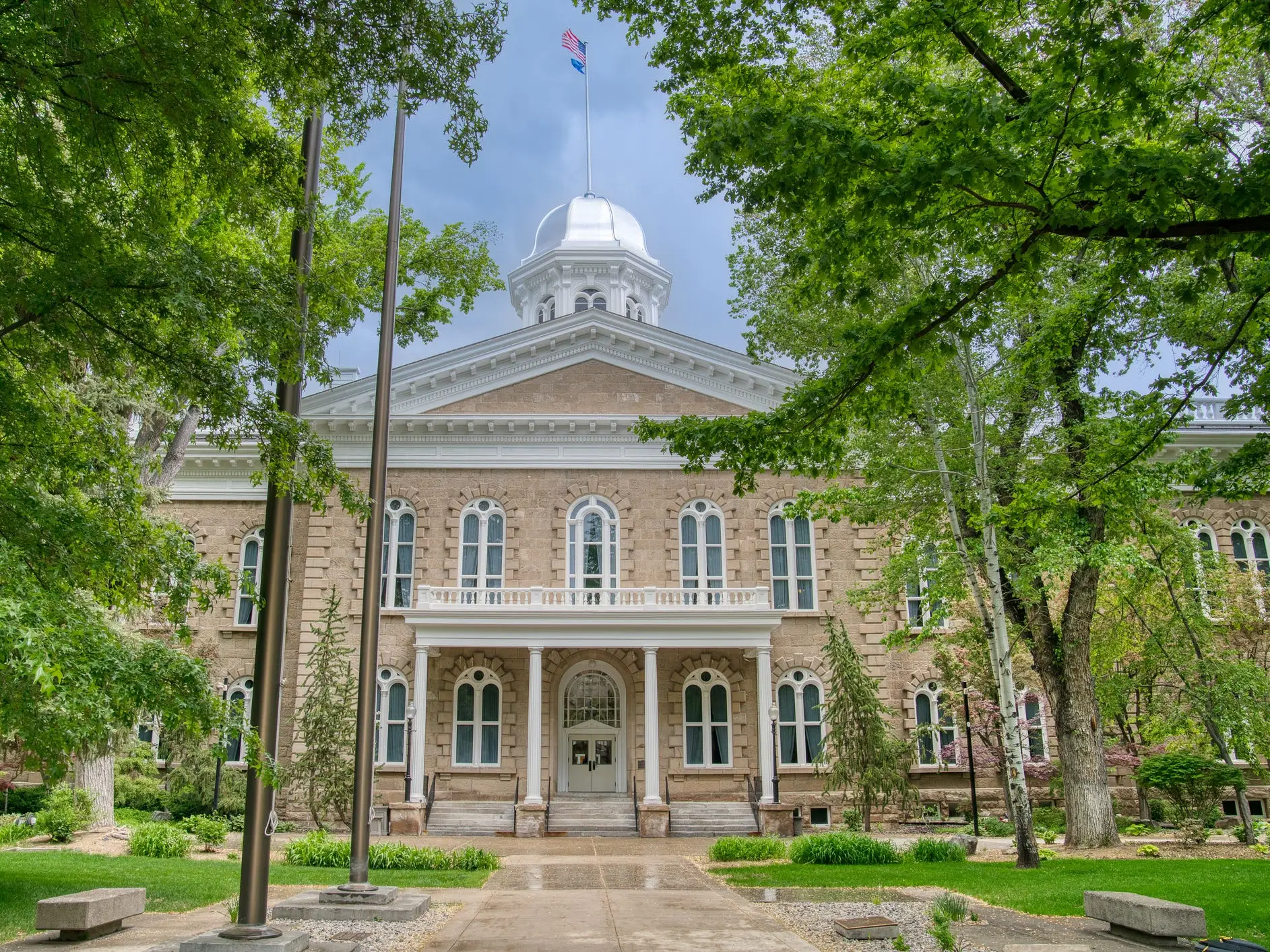State capitol in Carson City, Nevada,