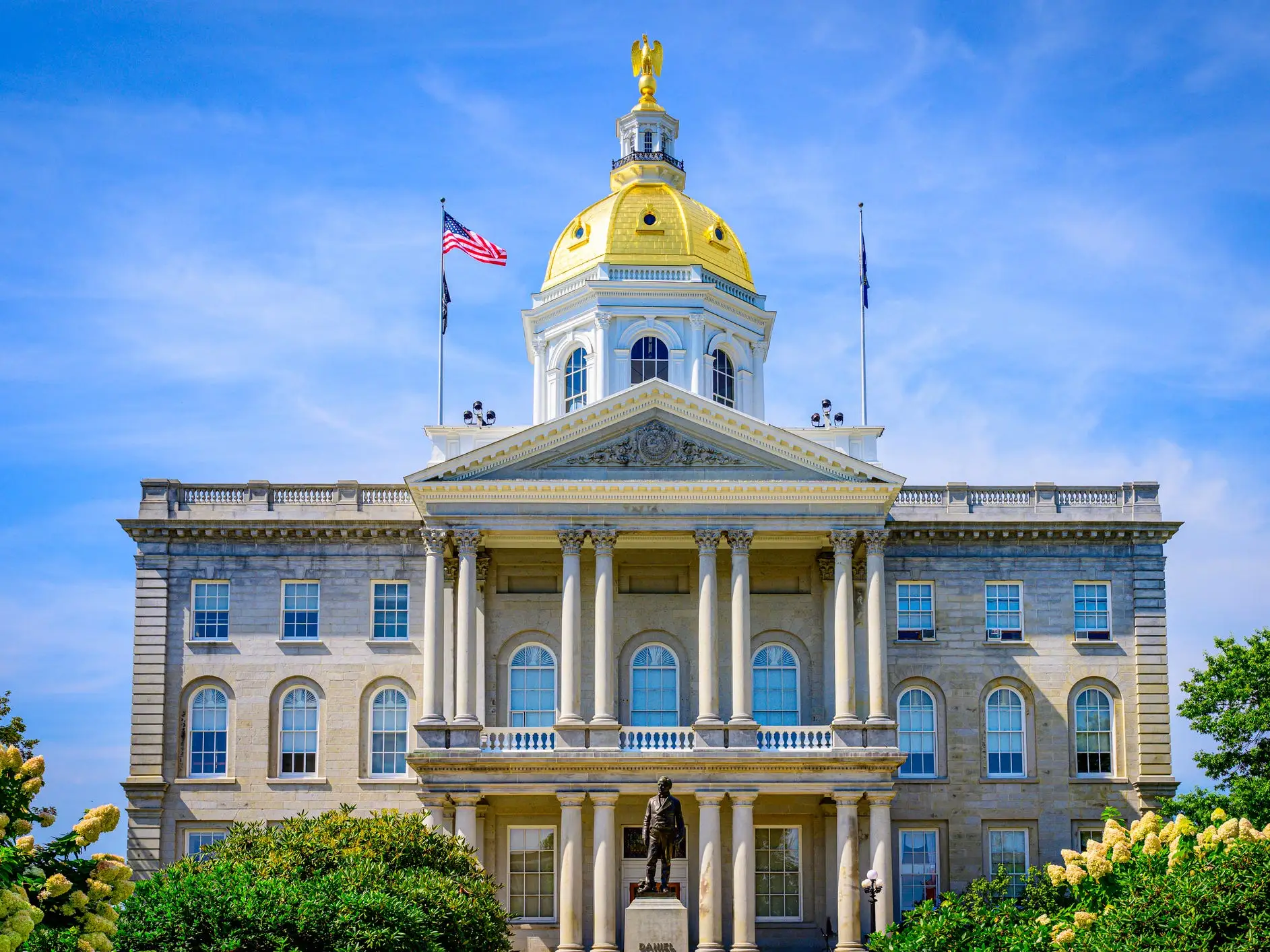 State capitol in Concord, New Hampshire.