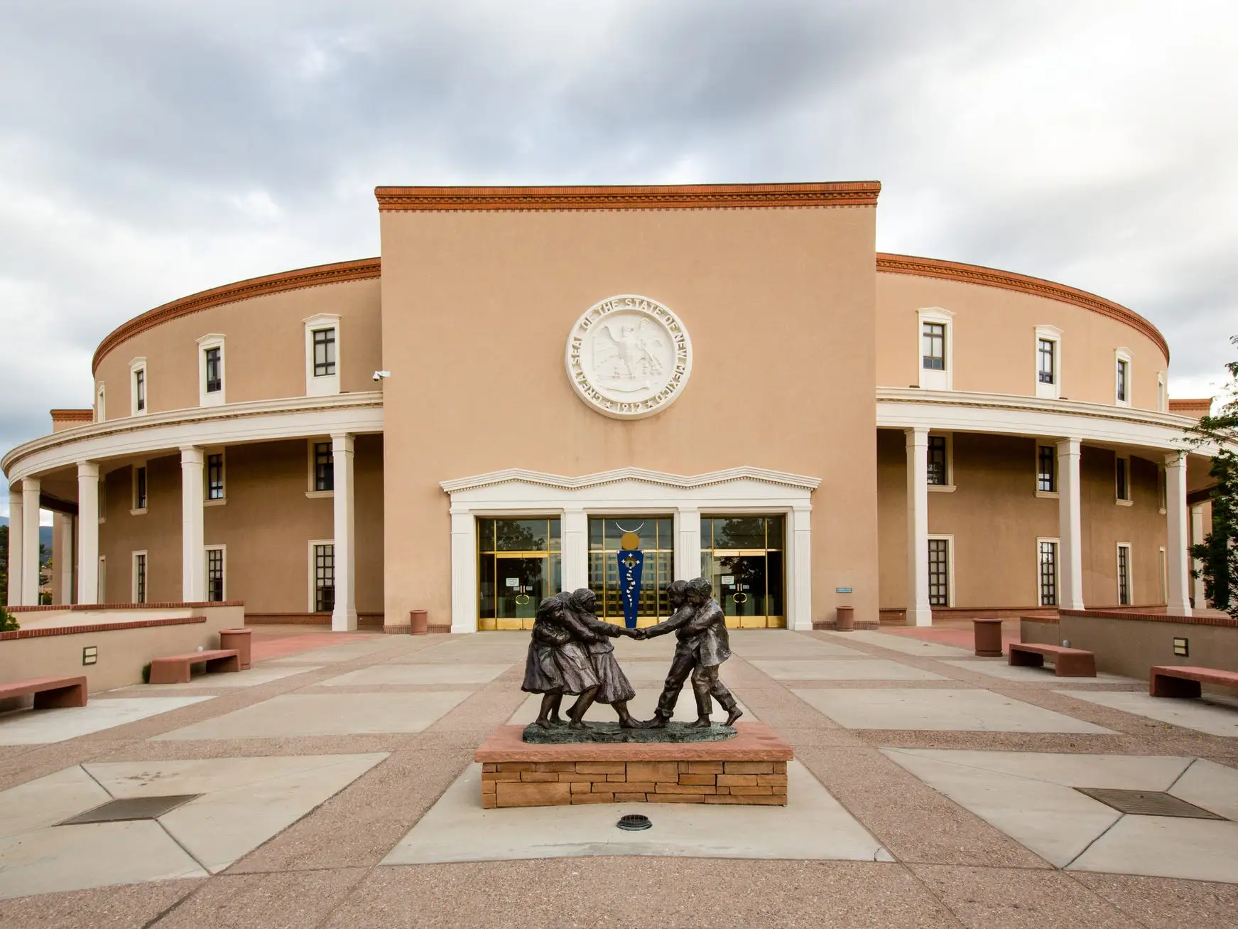 State Capitol Building in Santa Fe, New Mexico.