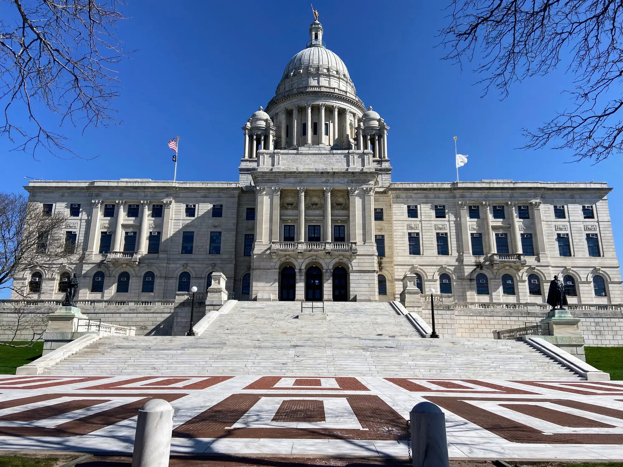 State capitol building in Providence, Rhode Island.