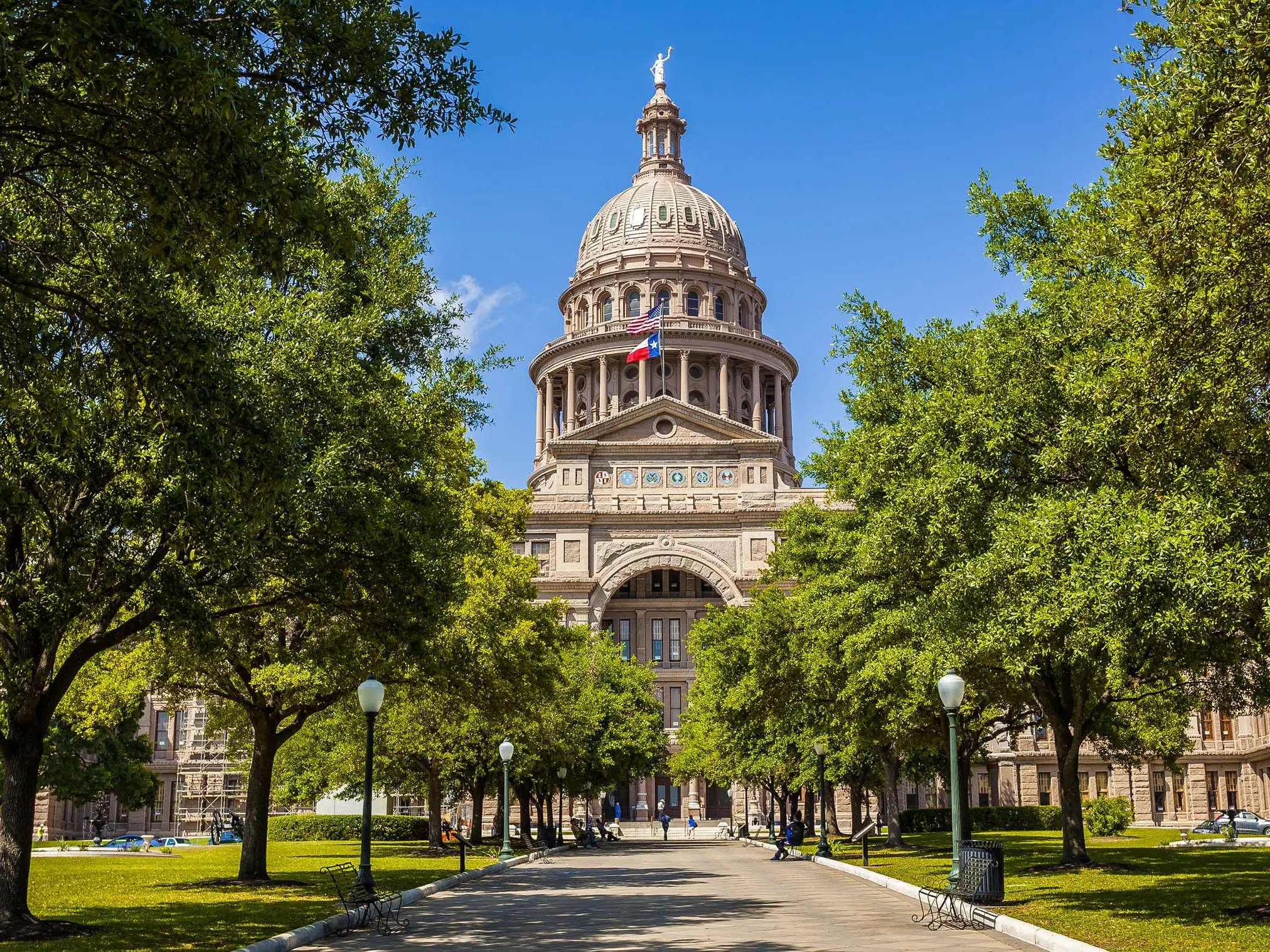 State capitol building in Austin, Texas.
