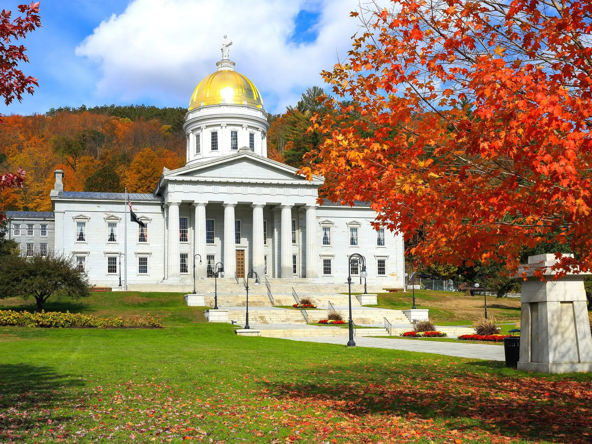 State capitol in Montpelier, Vermont.