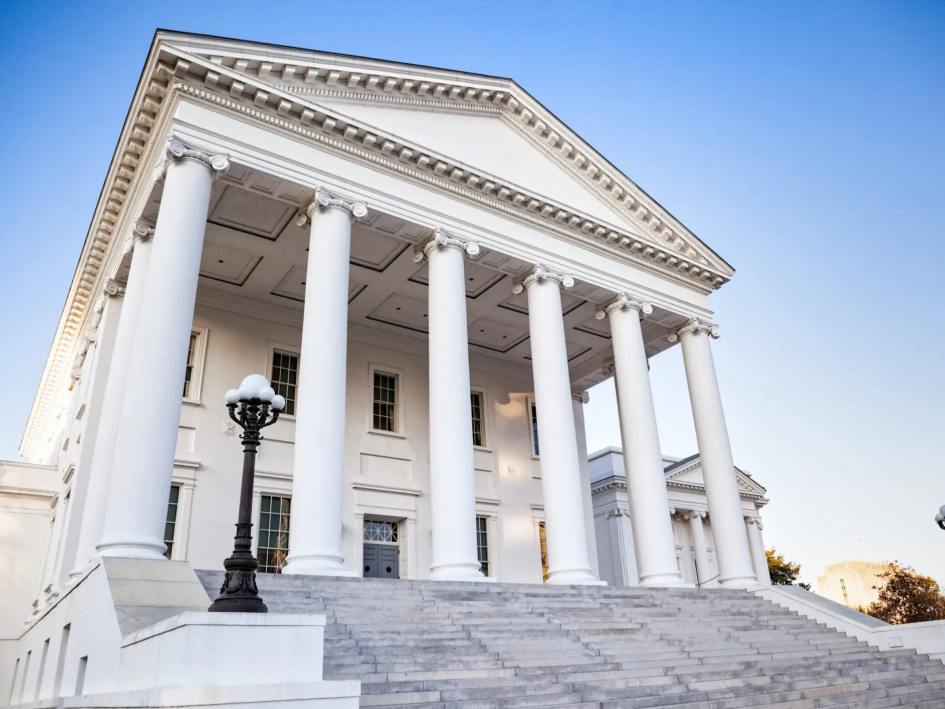 State capitol building in Richmond, Virginia.