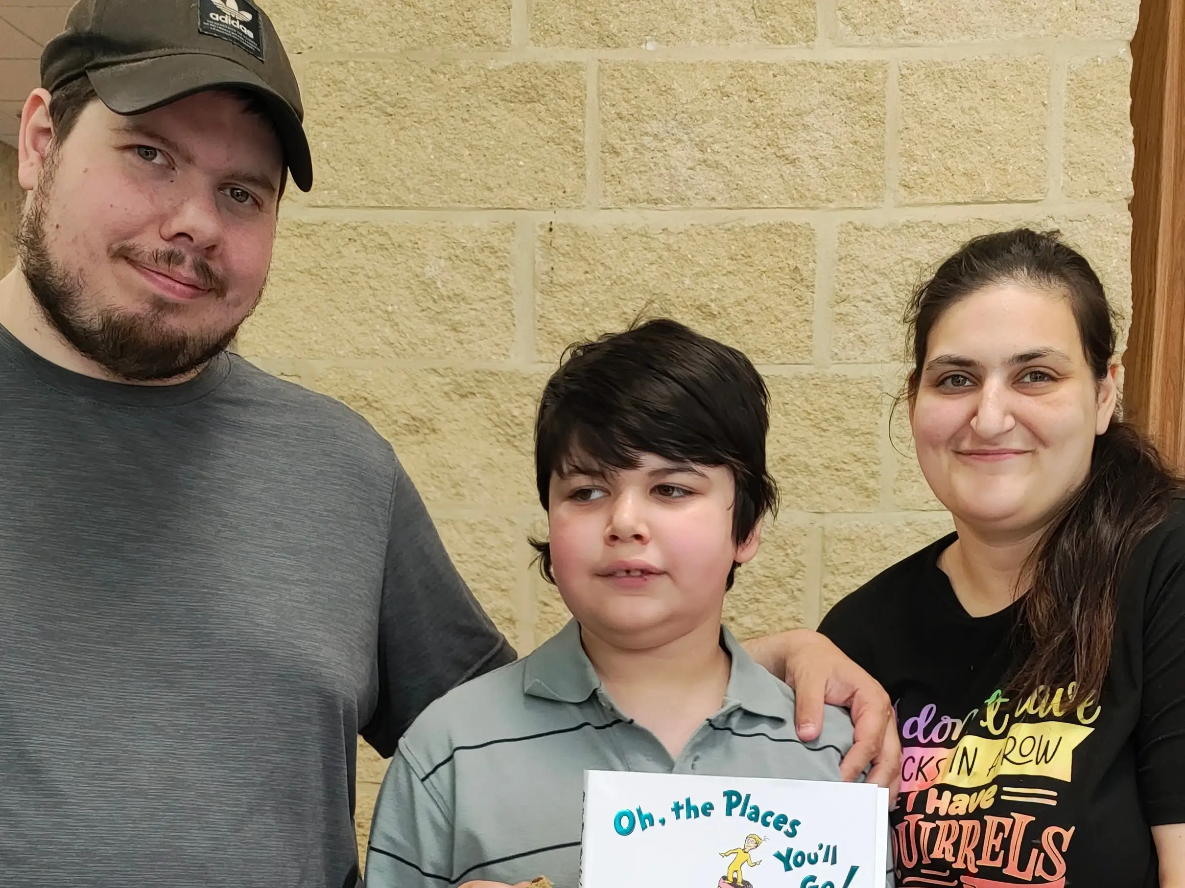 Angelina Viglione with her husband and son