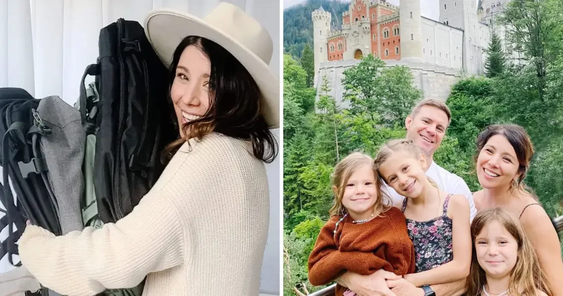 My family of 5 traveled around Europe for 30 days with 1 backpack each. Here are my 10 best packing tips.