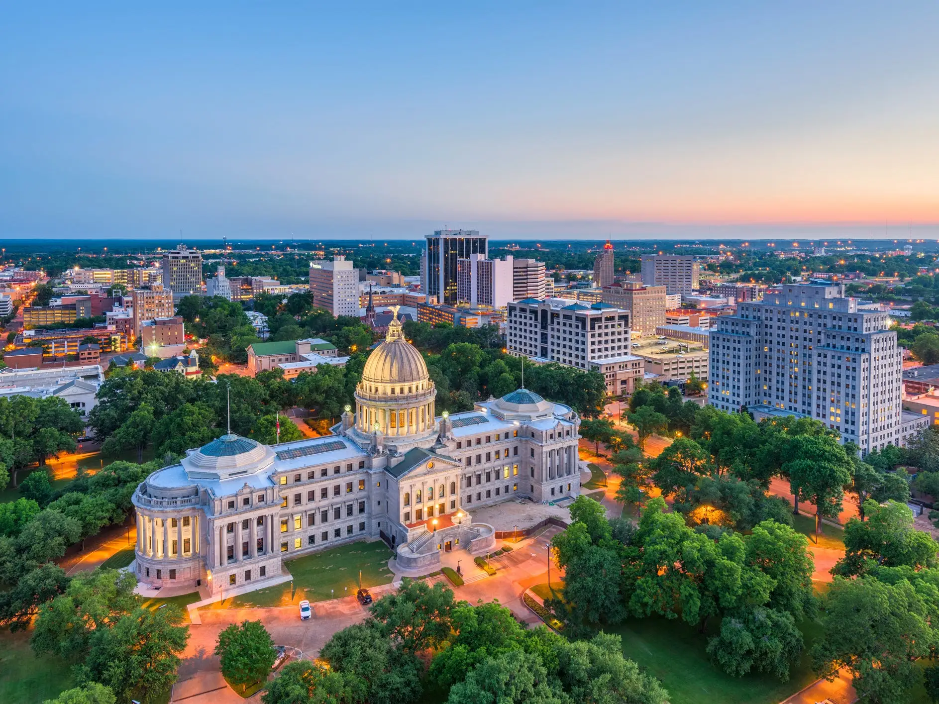 Jackson, Mississippi state capitol building