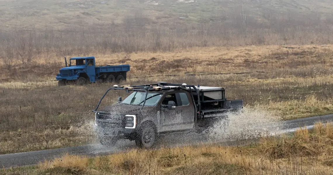 The US Army is exploring robotic F-250 pickups. The company behind them sees future mine hunters and breachers.