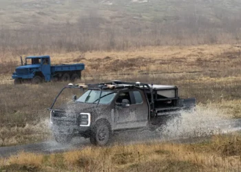 The US Army is exploring robotic F-250 pickups. The company behind them sees future mine hunters and breachers.