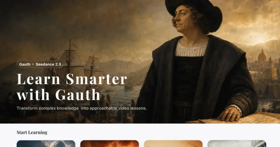 Seedance is making a fresh push into education with study app Gauth — starting with AI animated lessons