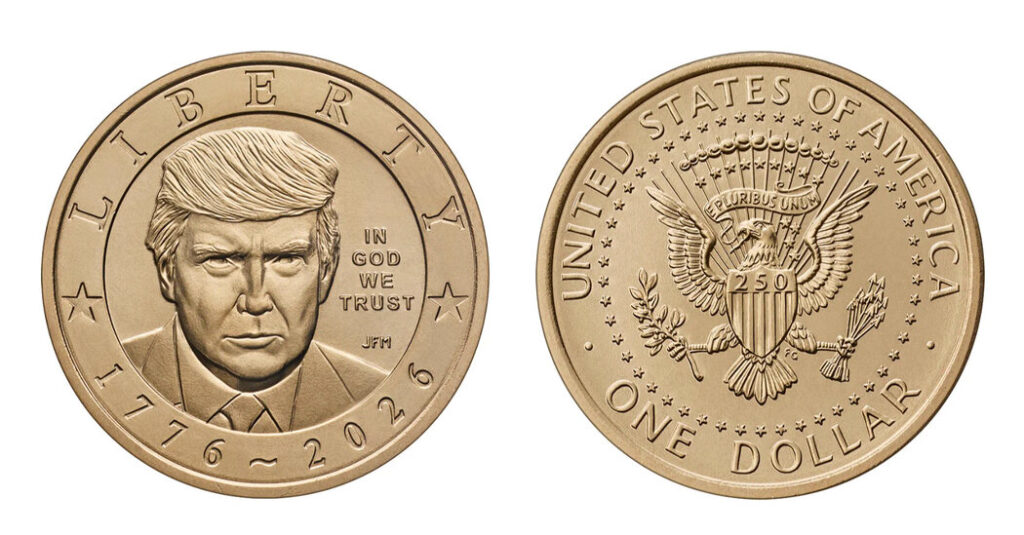 U.S. Starts Minting Gold $1 Trump Coins