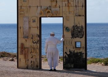 In Lampedusa, island gateway to Europe, Pope Leo calls for protecting migrants