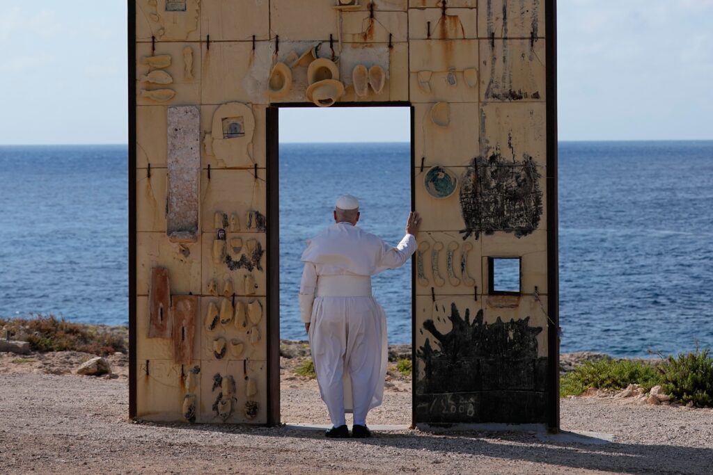 In Lampedusa, island gateway to Europe, Pope Leo calls for protecting migrants