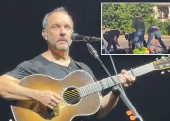 Dave Matthews pauses concert to condemn ICE ‘a–holes’ for Houston death