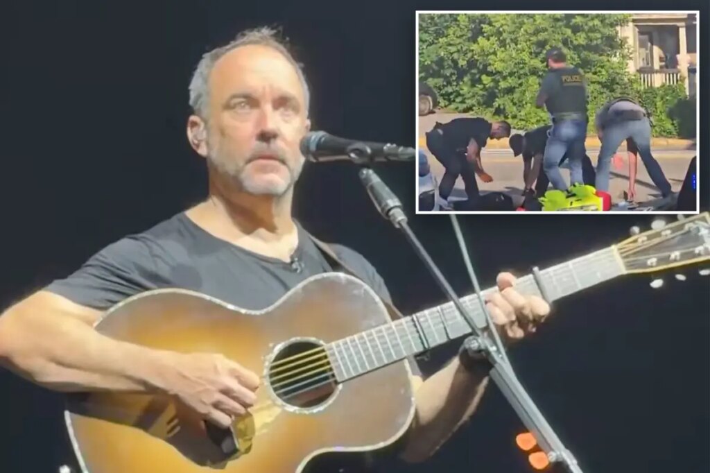 Dave Matthews pauses concert to condemn ICE ‘a–holes’ for Houston death