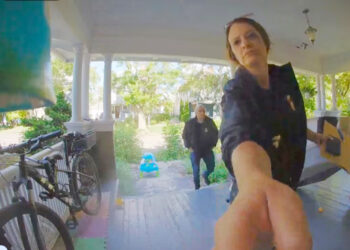 He wrote a scathing message to ICE. Federal agents showed up at his door.