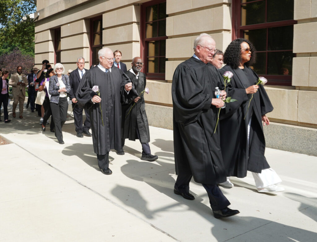 Judges tour the Midwest to offer unusual warning about attacks on courts