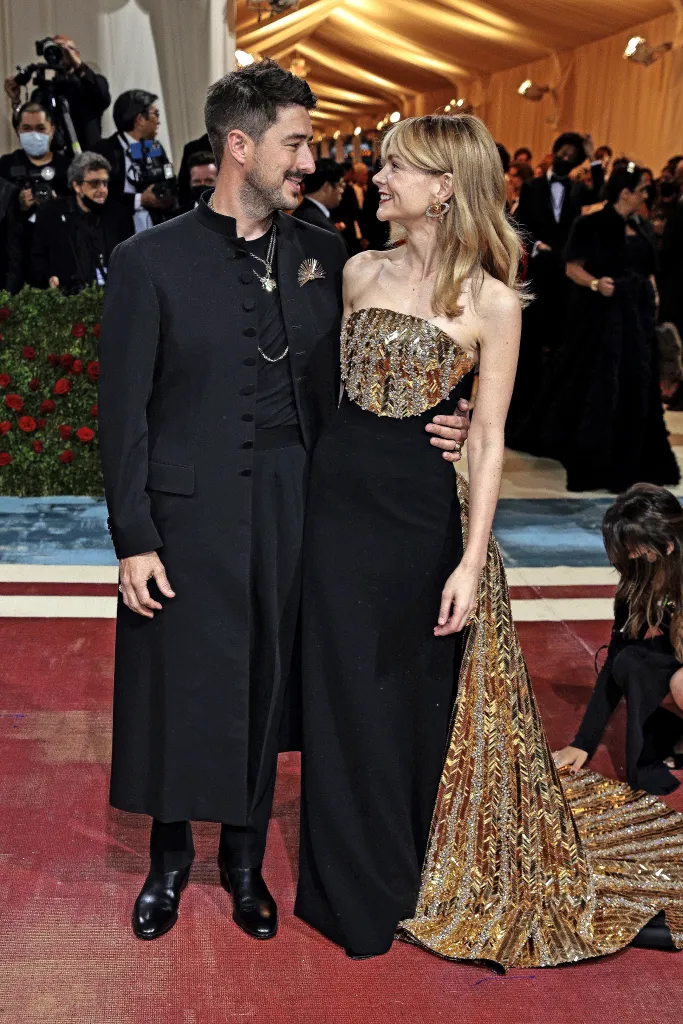 Marcus Mumford and Carey Mulligan at the Met Gala.