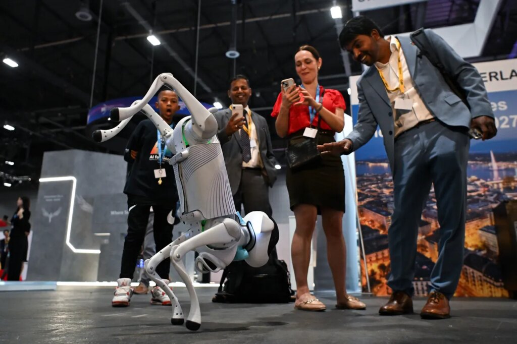 Robot Dogs, Teslas, and Rescue Helicopters: The UN AI Summit Was a Lot