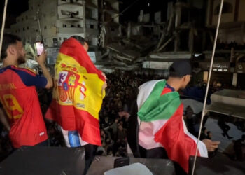 In Gaza, Spain’s Win Brings a Moment of Joy and Distraction