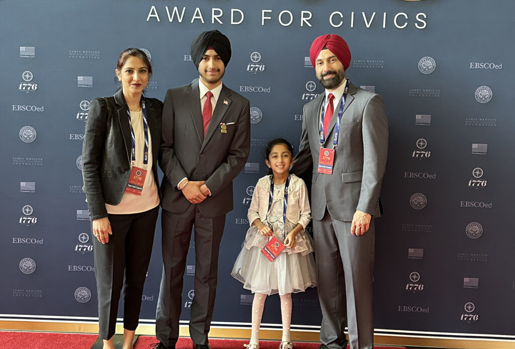 Judges accused of denying Sikh student points in national civics contest