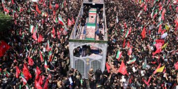The Elaborate Pageant of Khamenei’s Funeral, in Photos
