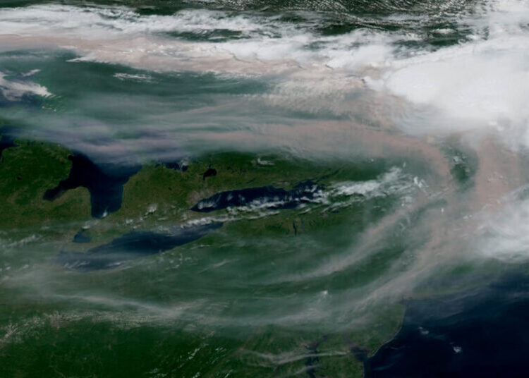 Wildfire Smoke Spreads Across the Northeast as Temperatures Spike