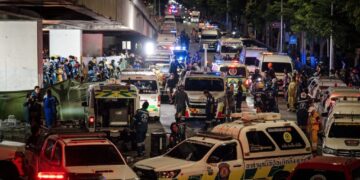 Fire at Bangkok bar kills 27; exits may have been blocked, officials say