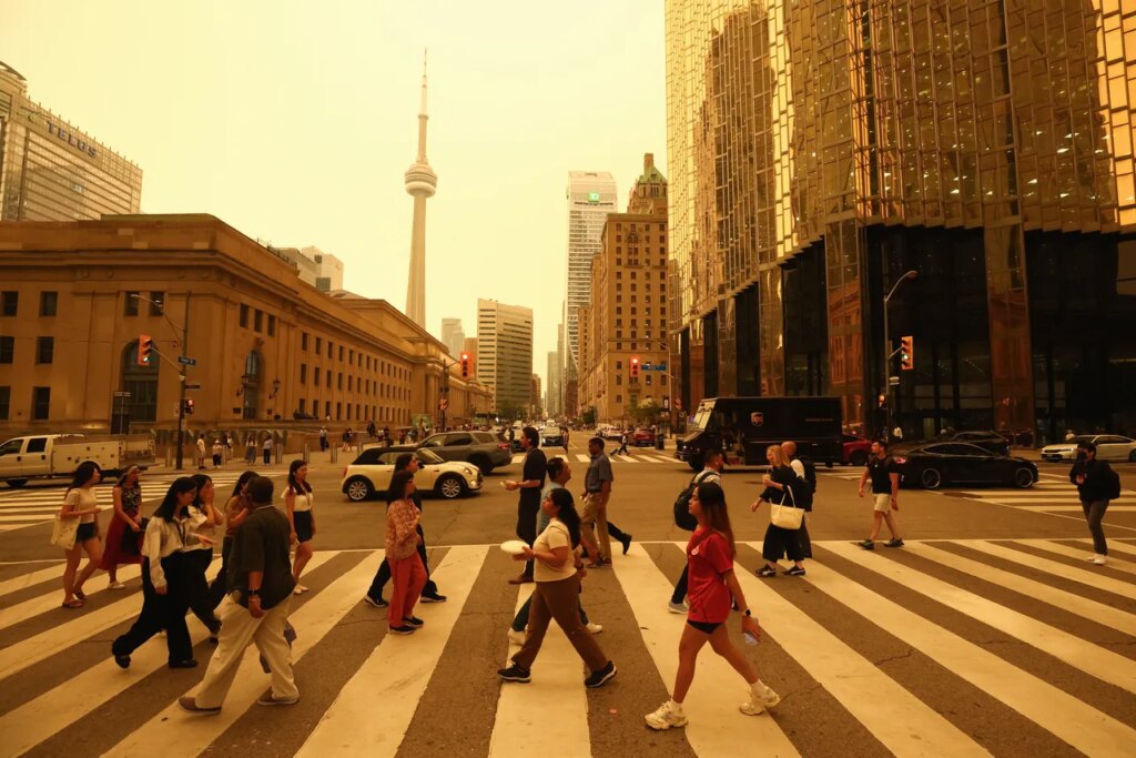 The Northeast Is Being Blanketed in Canadian Wildfire Smoke