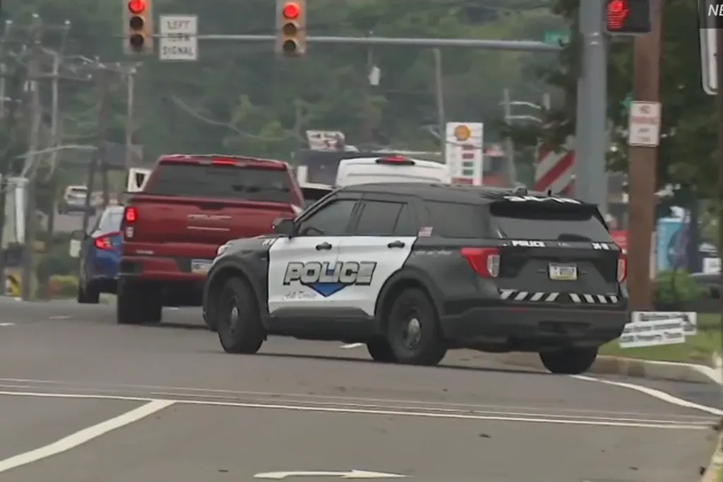 Police car with