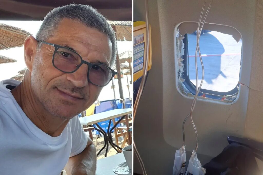 Ryanair passenger recounts horror of getting sucked halfway out airplane window