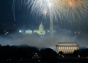 A toast to America at 250, glowing and decaying all at once