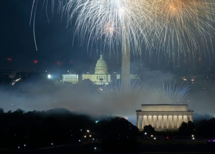 A toast to America at 250, glowing and decaying all at once