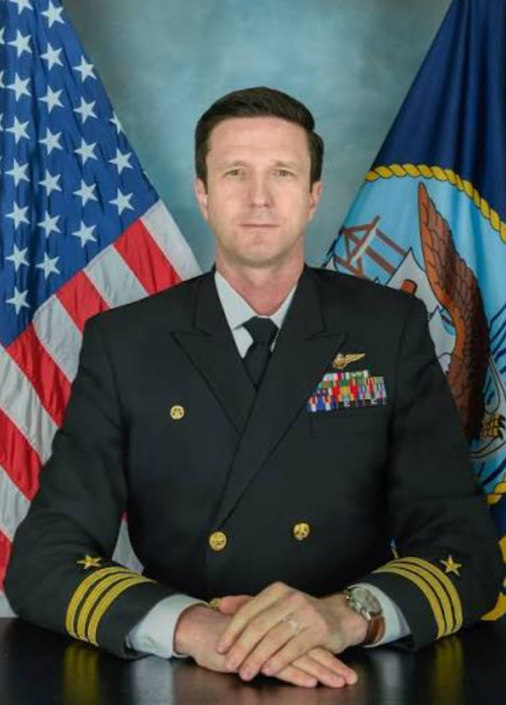Cmdr. Gabriel Edwards went missing after the helicopter assigned to the USS George H.W. Bush made an emergency water landing on July 1.